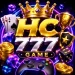 HC 777 Game feature image with gold logo, gaming controller, coins, gems, and neon blue-purple background